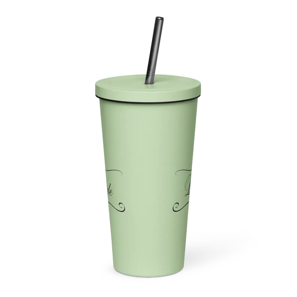 Tumbler with Straw - Bride - Black Text product image (2)