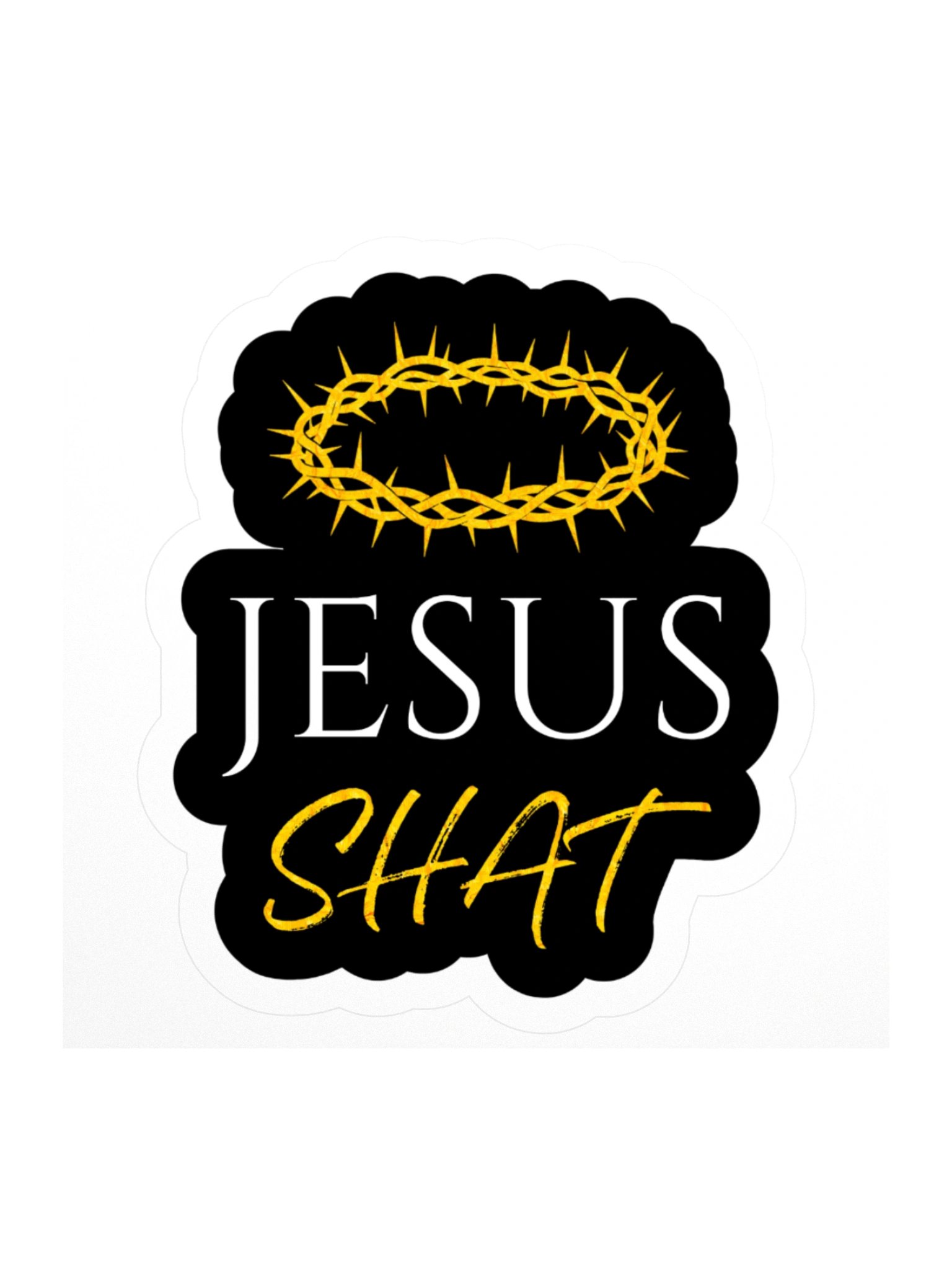 Jesus Shat Sticker product image (1)