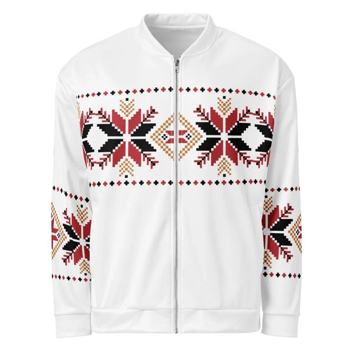 Geometric Glamour All-Over Print Bomber Jacket product image (1)