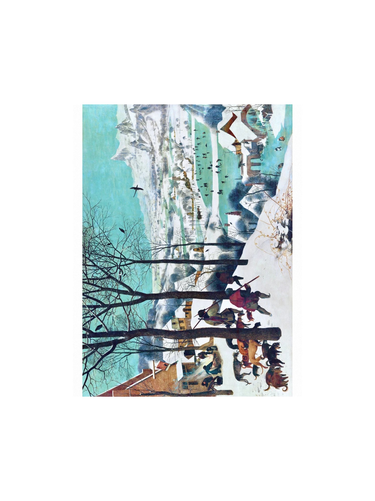 Hunters in the Snow (Winter) — Medium Poster product image (1)