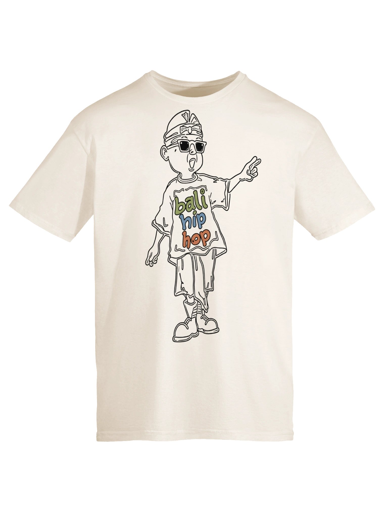 Bali Hip Hop Cartoon Graphic Tee product image (6)