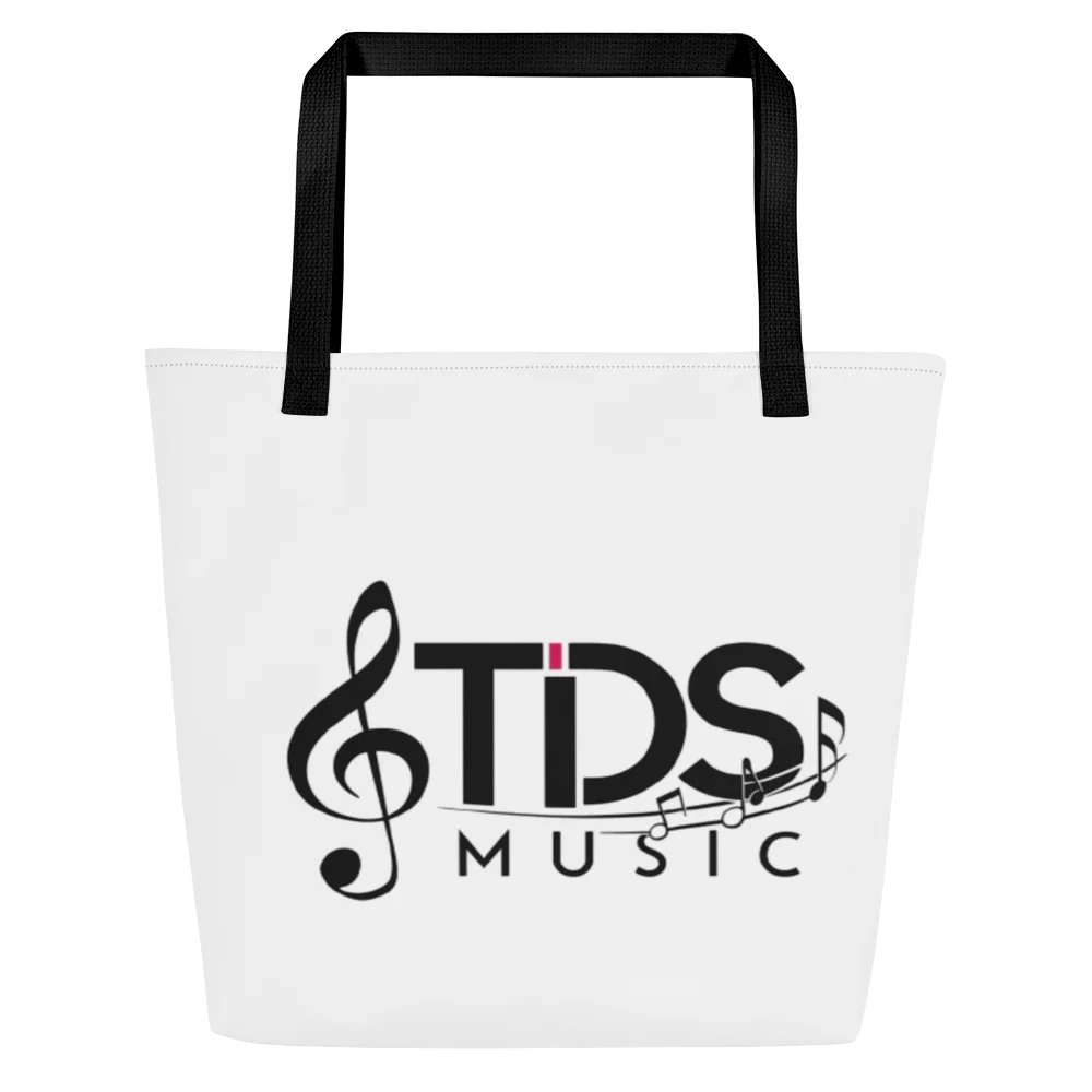 TDS Music All-Over Print Large Tote Bag with Pocket - Exclusive Design product image (3)