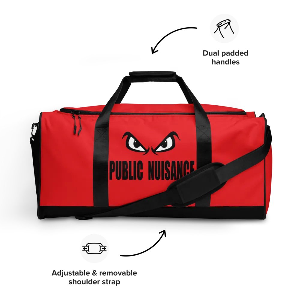 Public Nuisance: Red Duffle Bag product image (9)
