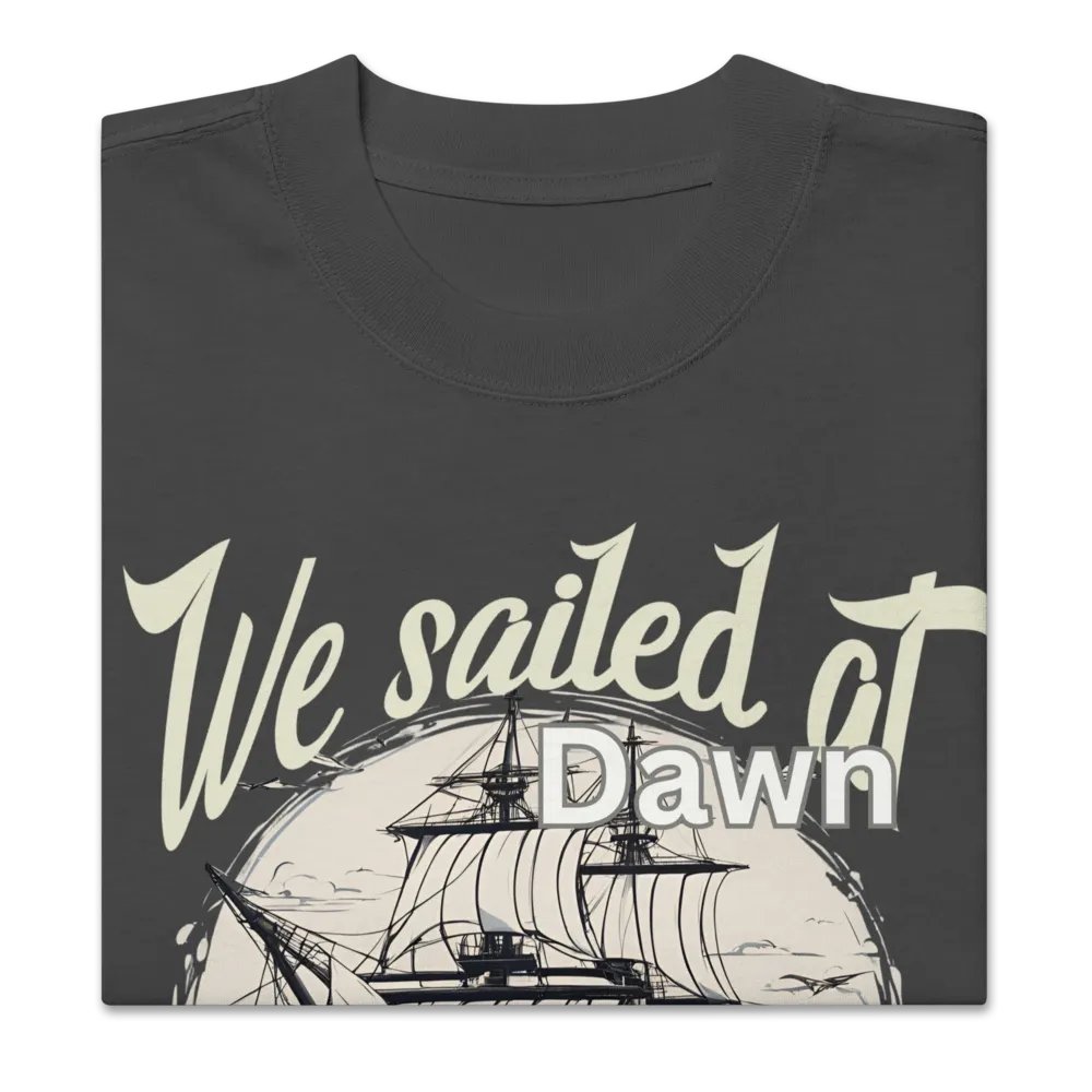 We sailed at dawn oversized tee product image (5)