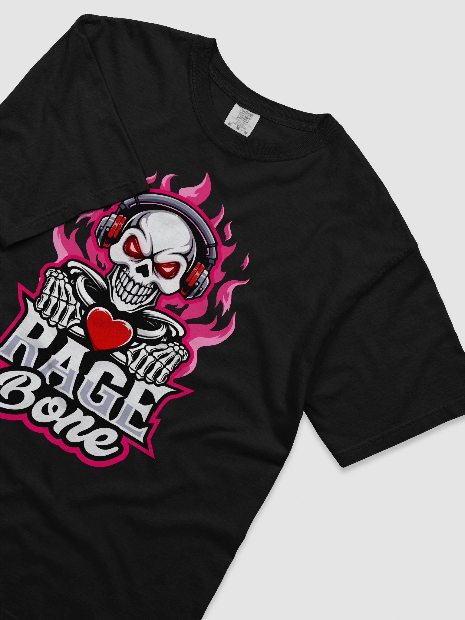 RAGE Bone Stylized Skull T-Shirt product image (57)