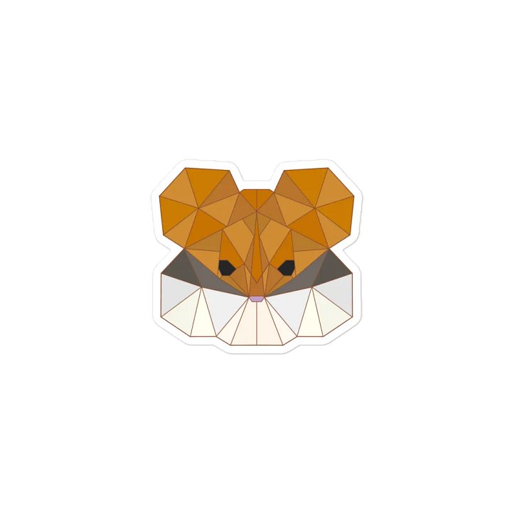 Geometric Hamster Magnet product image (1)