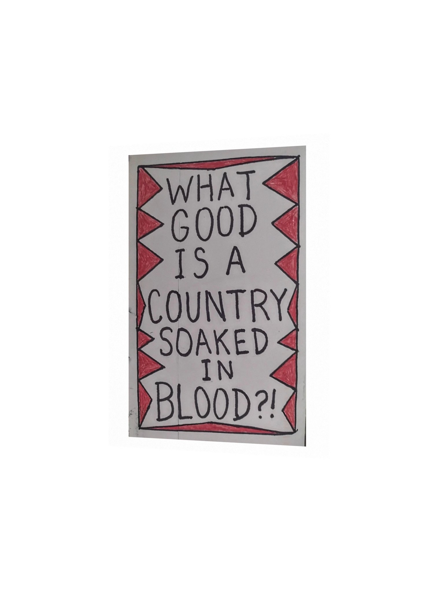 A Country Soaked In Blood Print product image (2)
