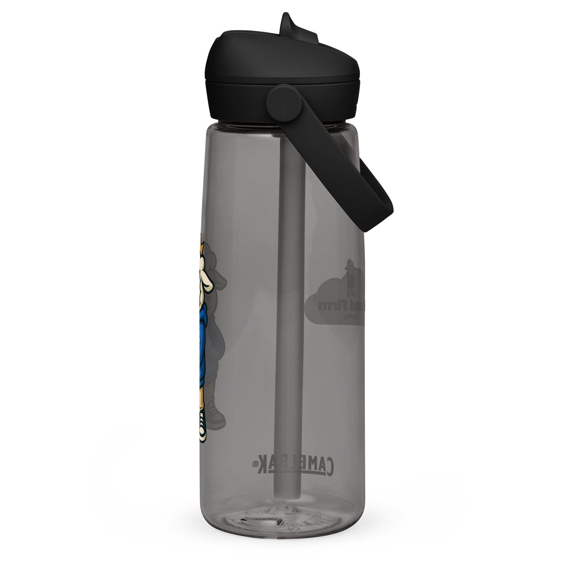 Royal Sheep Illustrated Water Bottle product image (7)