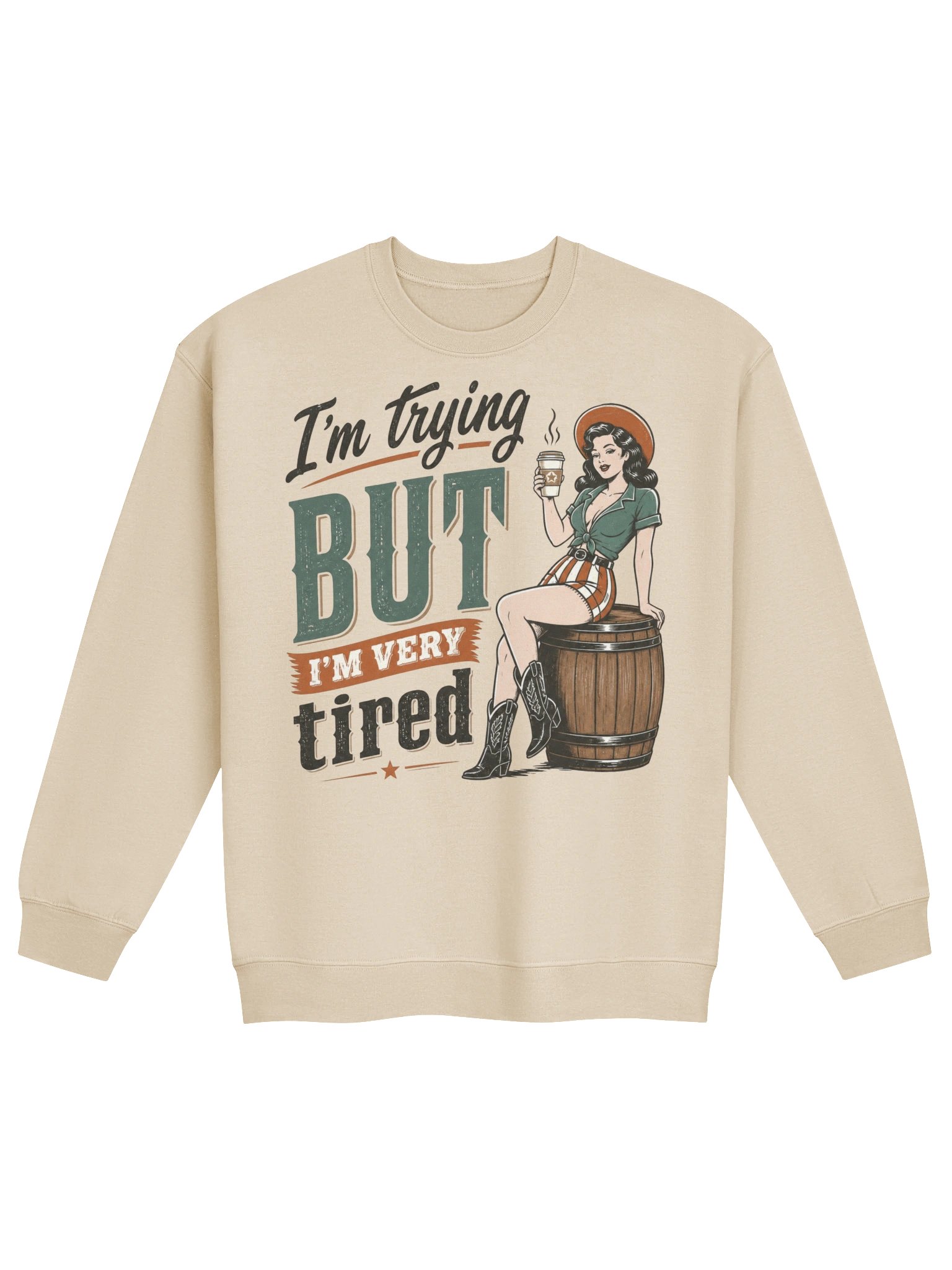 Im Trying - Sweatshirt product image (2)