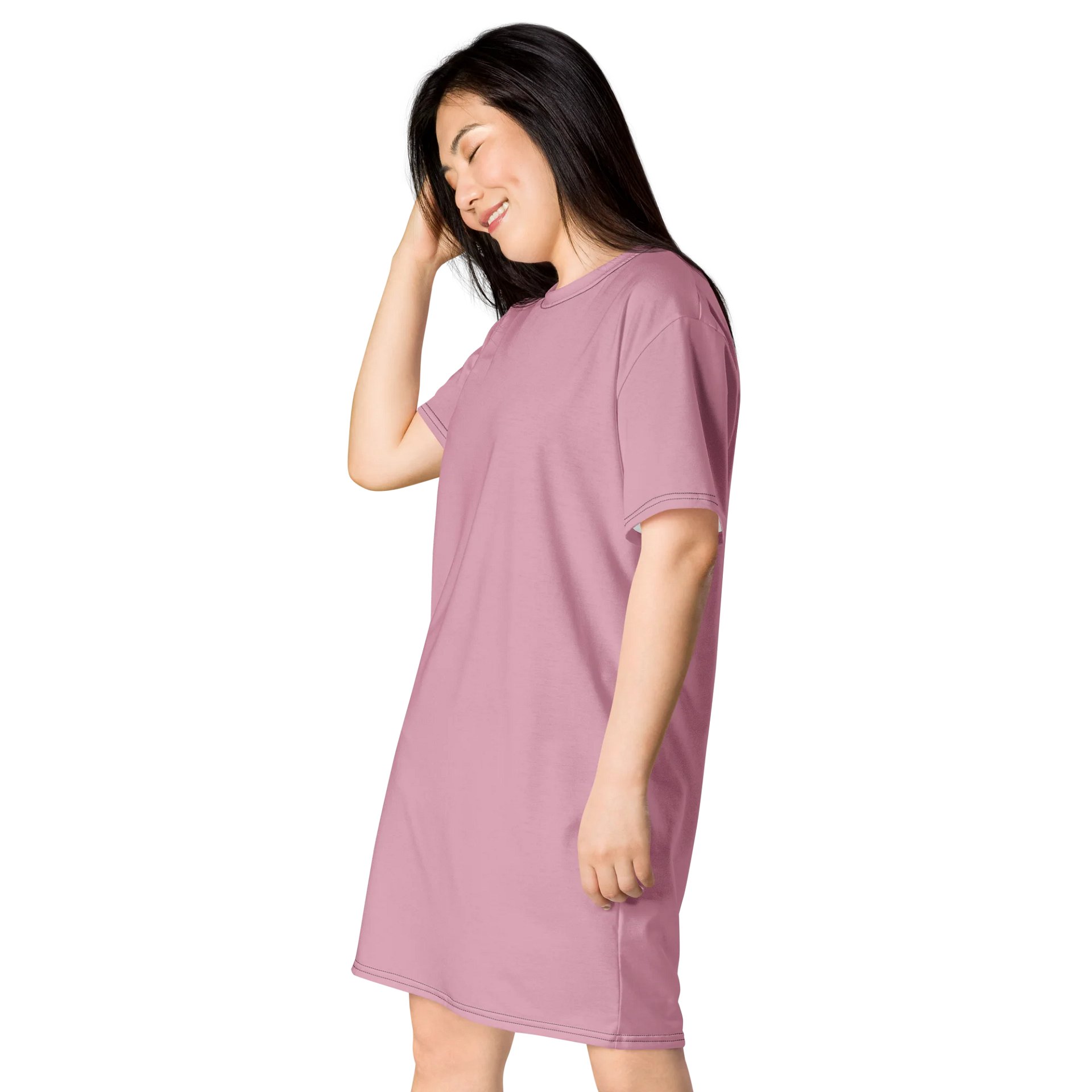 Oversized T-Shirt Dress - Warm Melanie, Sizes 2XS-6XL product image (3)