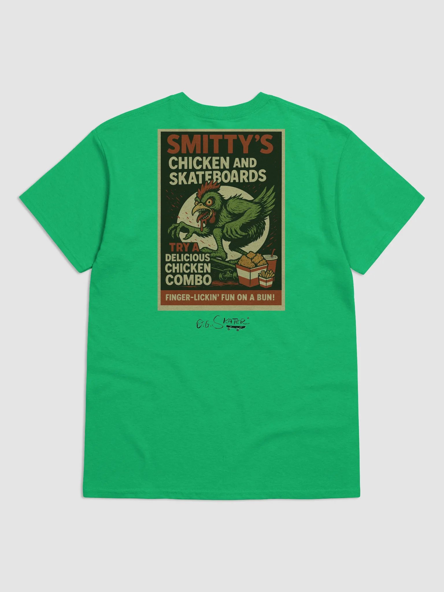 “Smitty's Chicken & Skateboards” (sleeve short) product image (1)