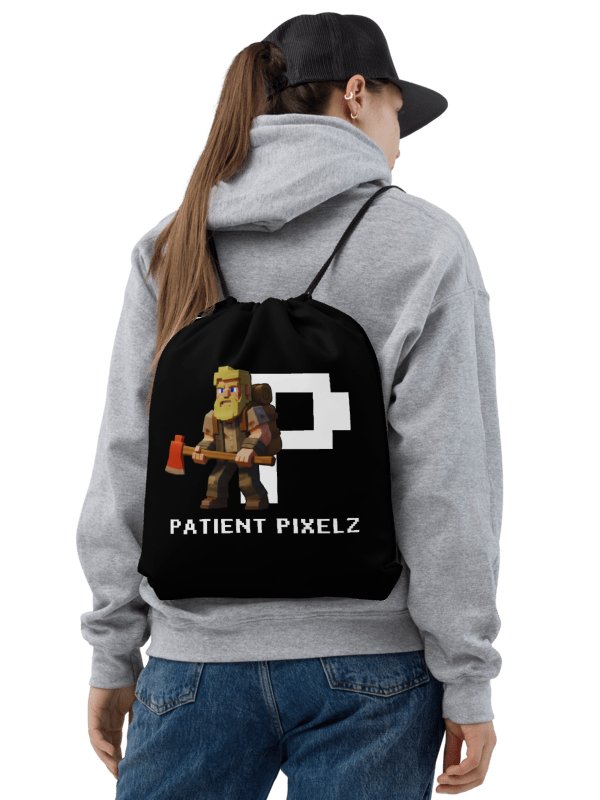 Patient PixelZ P Logo Drawstring Bag product image (2)
