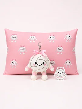 Volley Dolly Bag Charm, Pillow & Sticker Set