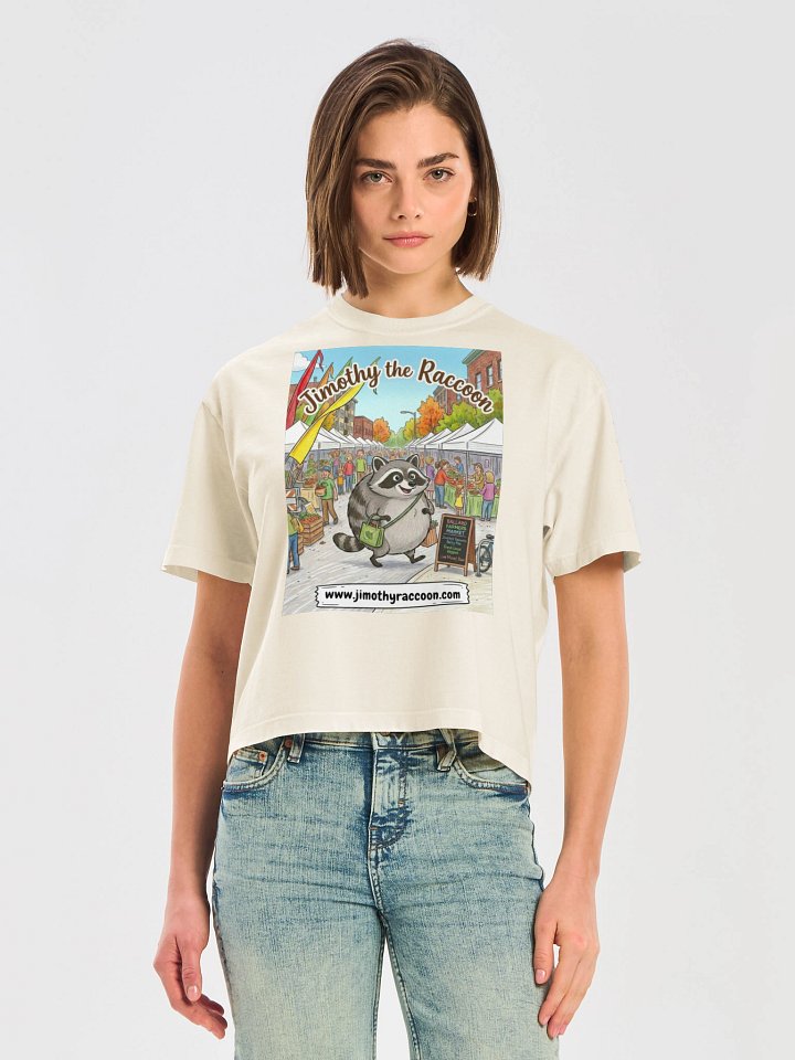 Jimothy the Raccoon Women's Heavyweight Boxy T-Shirt product image (1)