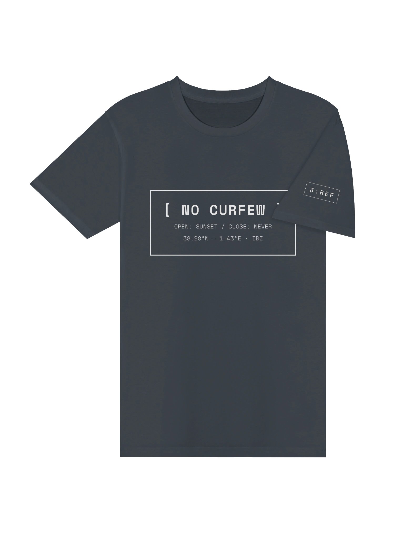 No Curfew Minimalist Ibiza rave Tee product image (4)