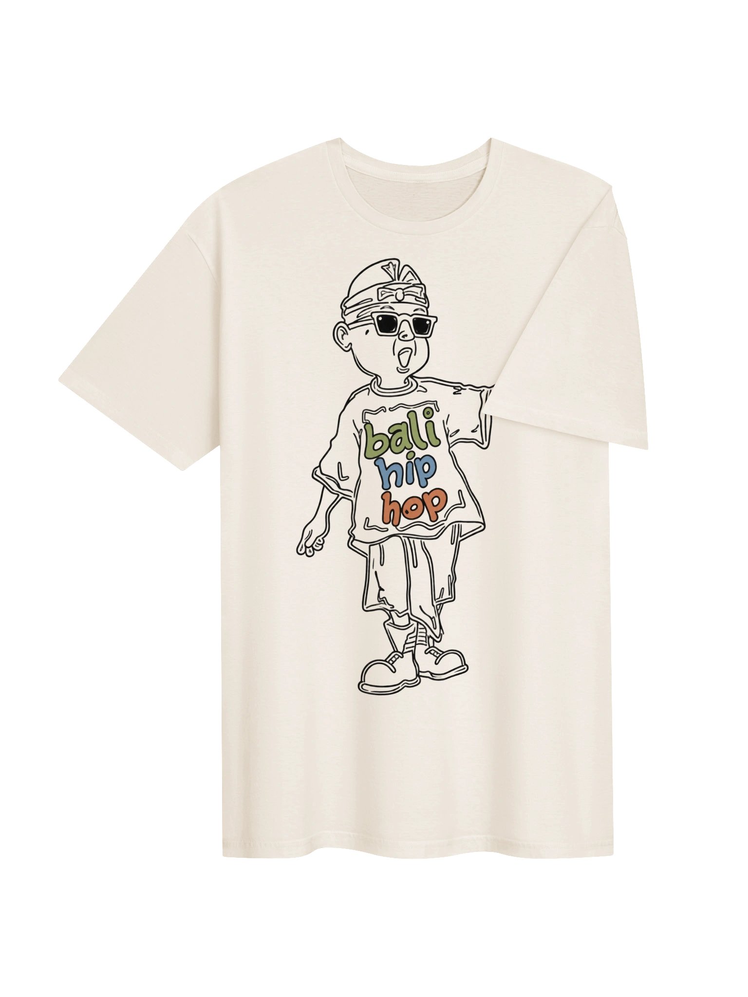 Bali Hip Hop Cartoon Graphic Tee product image (5)