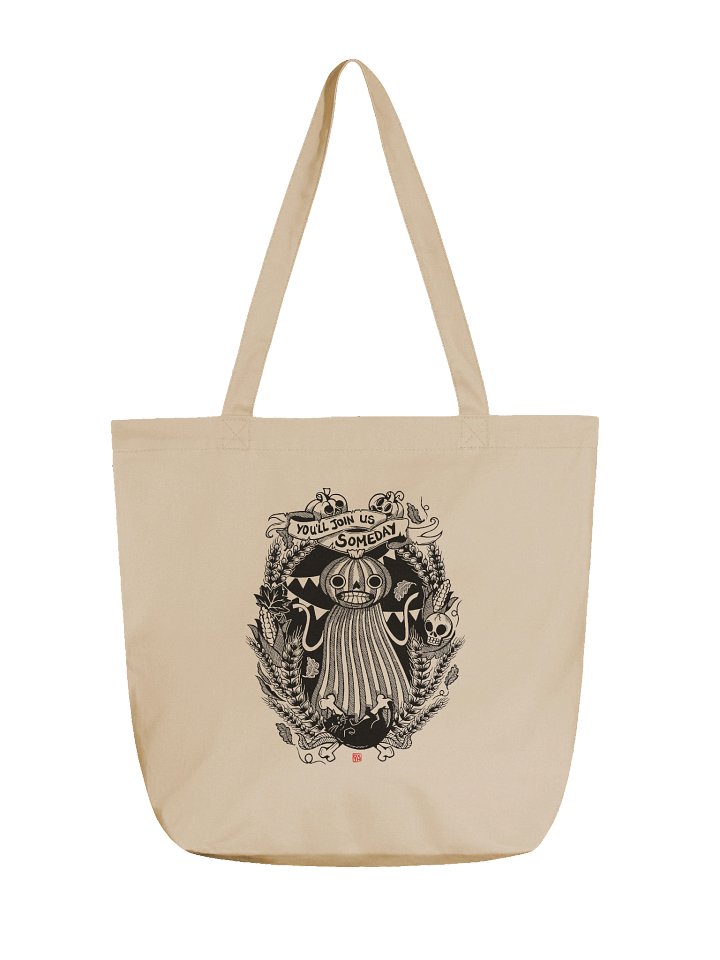 Gloomy Pumpkin Man Totebag product image (1)