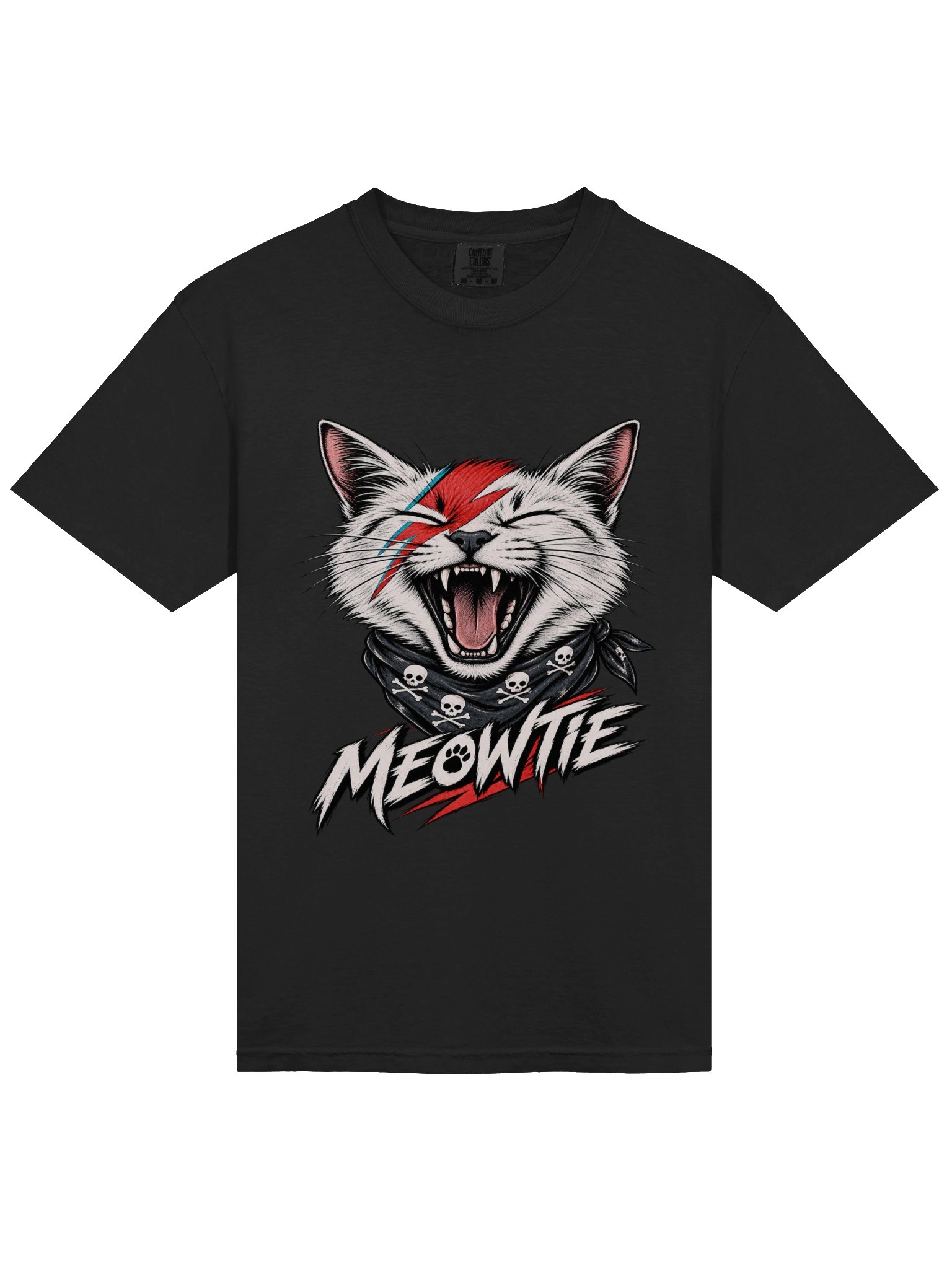 Vintage Rock Cat T-Shirt | Glam Rock Meowie product image (9)