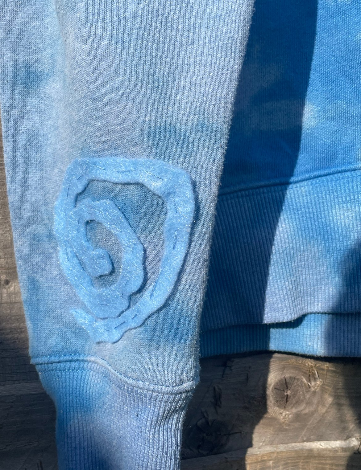 smidge patchwork bleach hoodie product image (3)