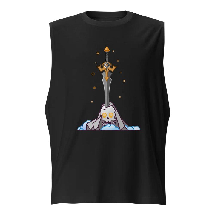 Sword in the Skull - Argent Variation - Men's Style Muscle Tank product image (1)