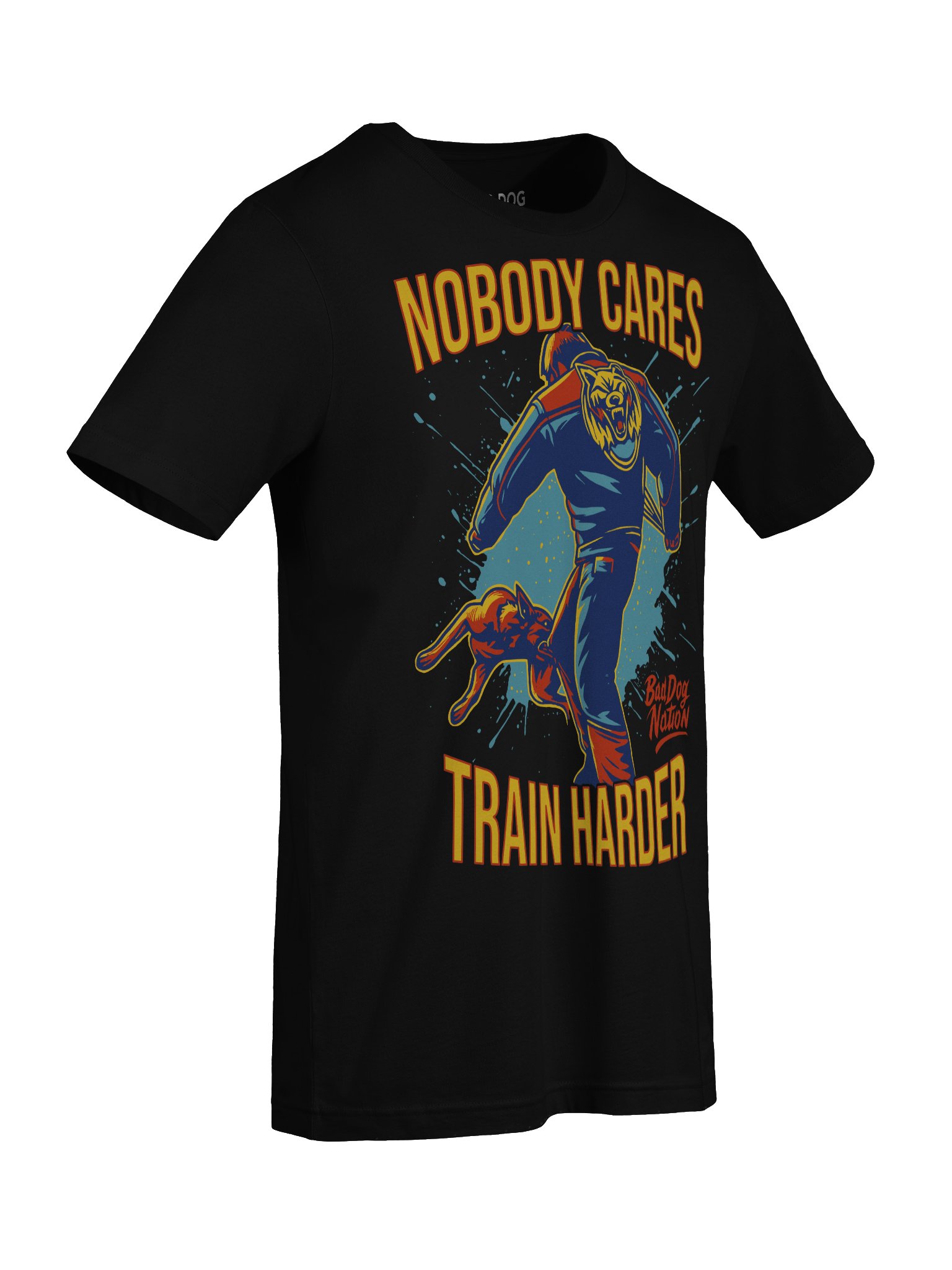 NOBODY CARES, TRAIN HARDER - PREMIUM ADULT UNISEX T-SHIRT product image (6)
