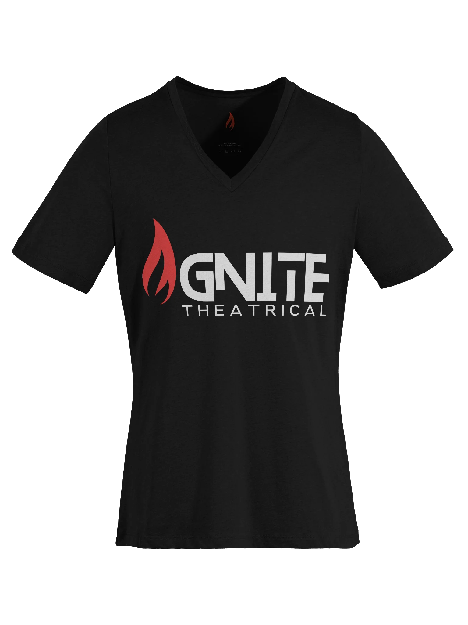 Ignite Theatrical Women’s Relaxed V-Neck Tee product image (6)