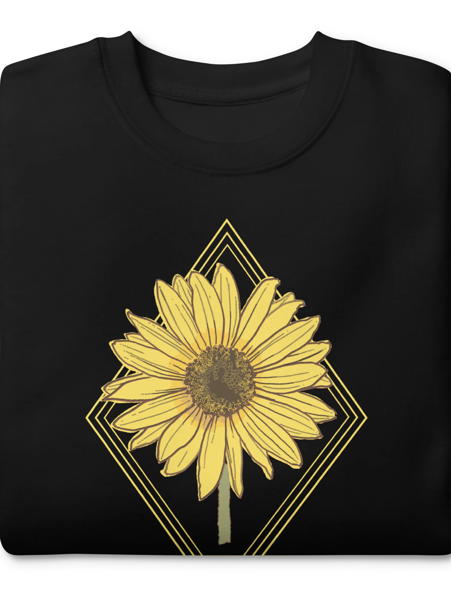 Helianthus Sunflower Unisex Crew Neck Sweatshirt product image (4)