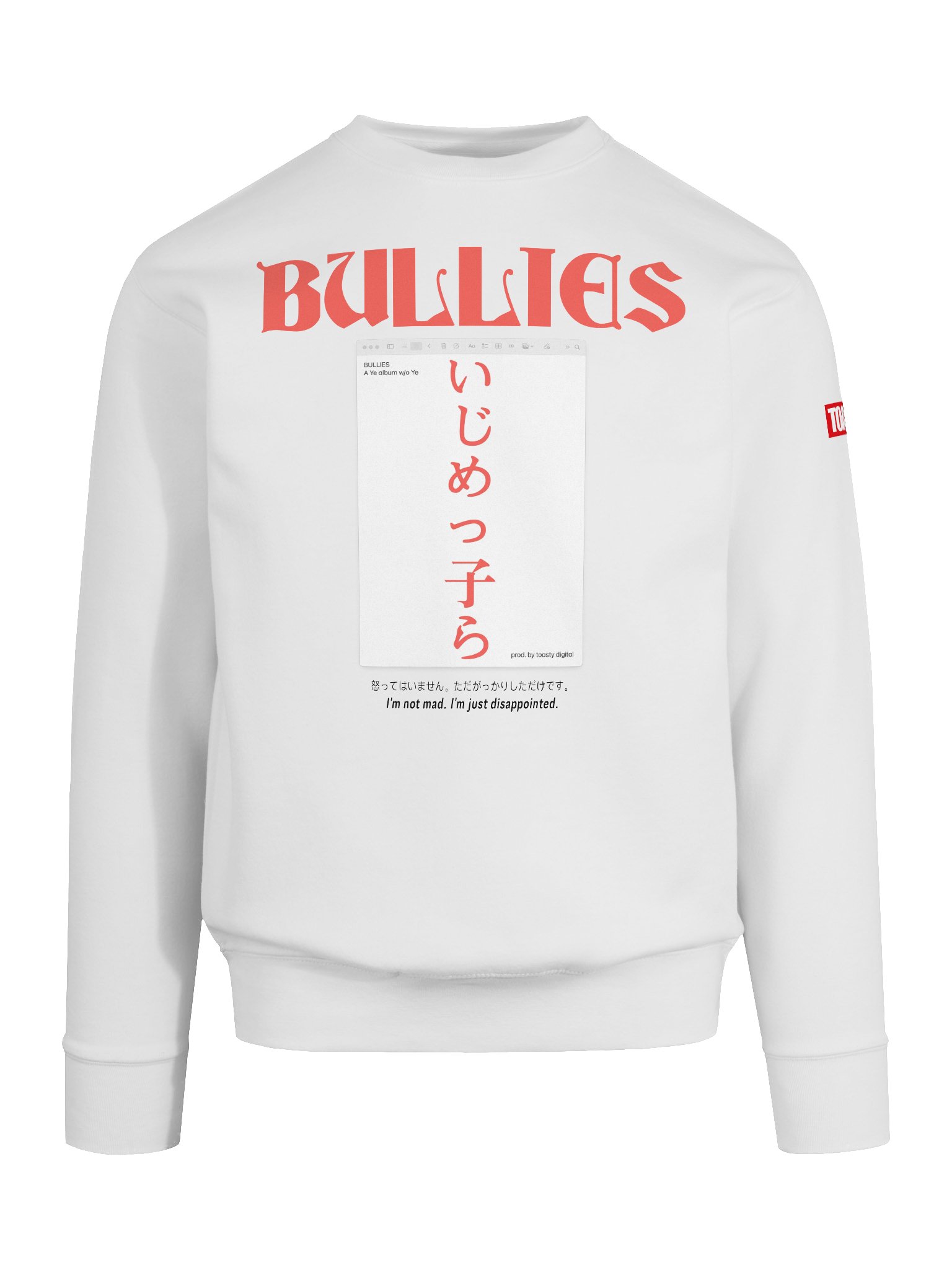 BULLIES WHITE CREWNECK product image (9)