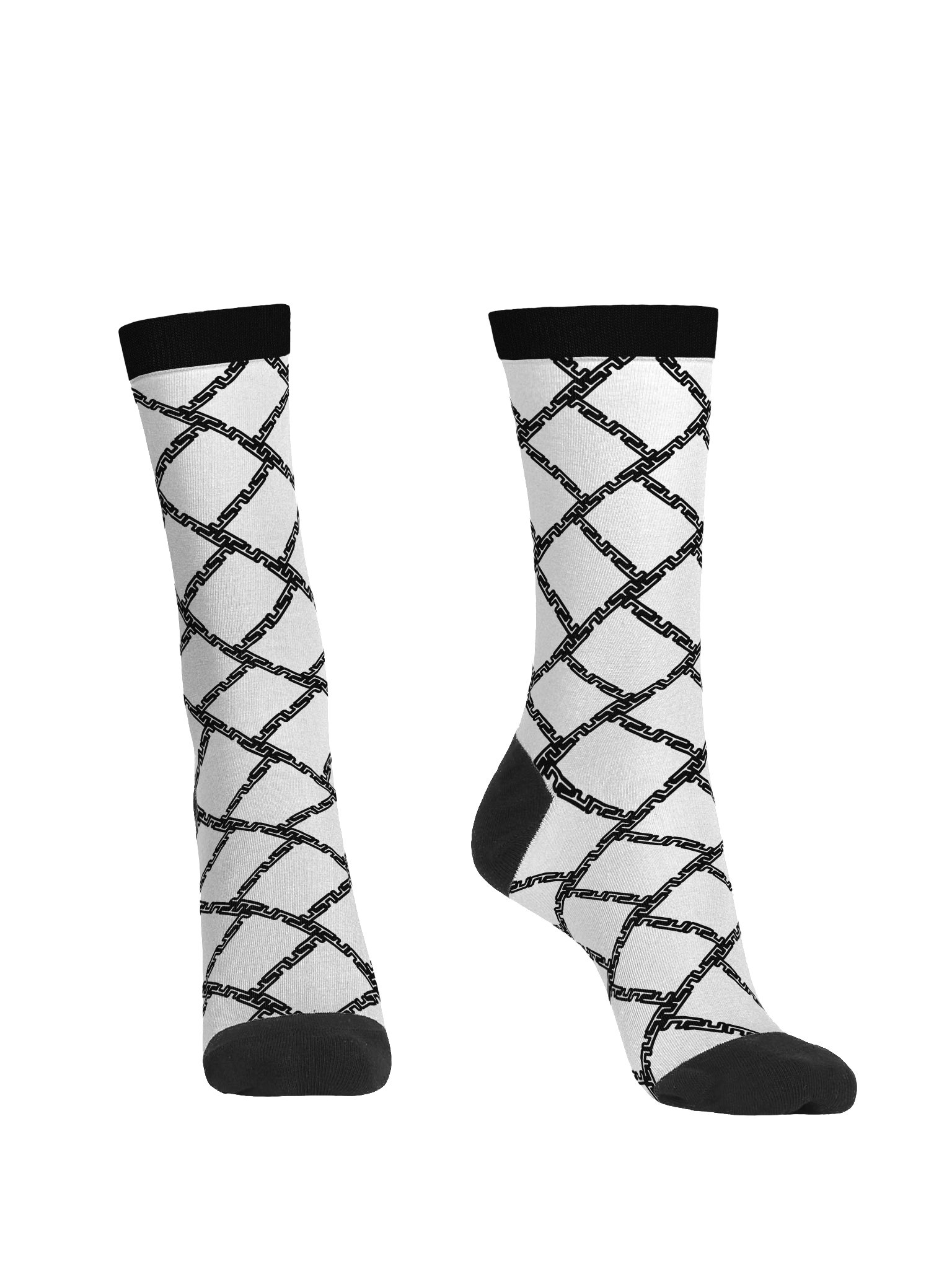 CHAINLINK Socks - White/Black product image (2)