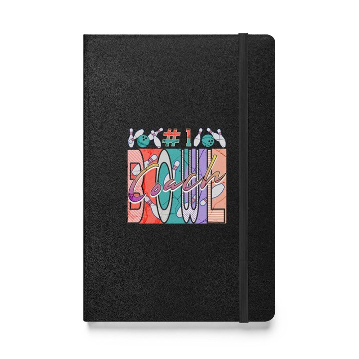 Number 1 Coach Bowling Vibrant Hardcover Journal product image (1)