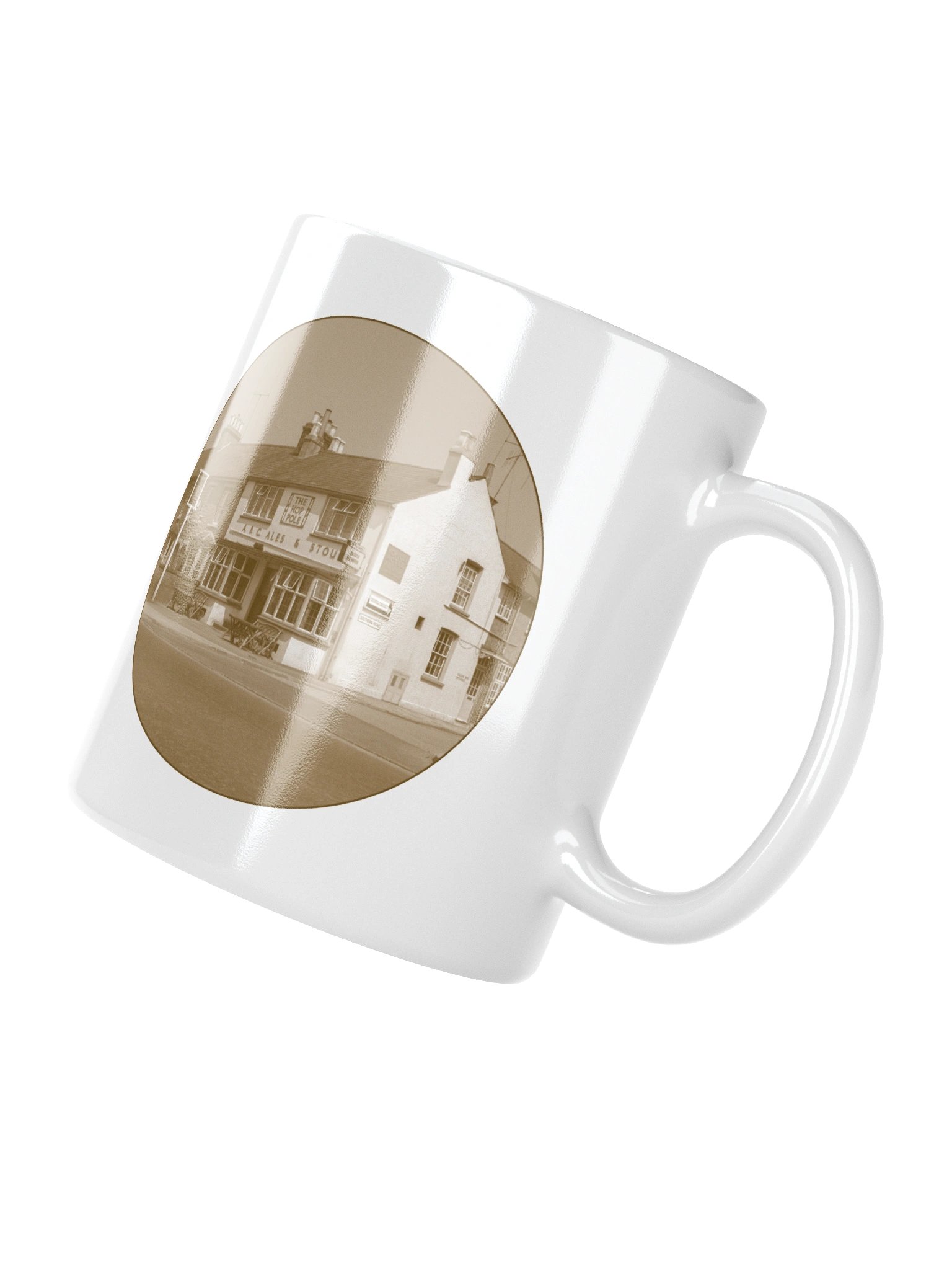 White Mug - Hop Pole product image (3)