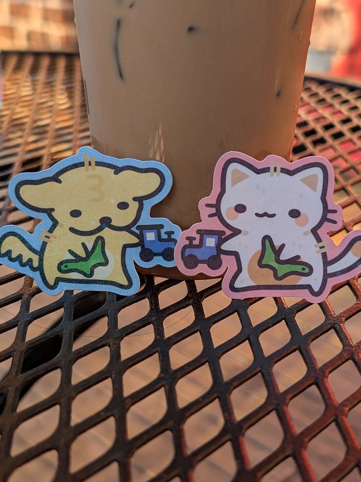 Suni & Luna Matching Autism Stickers product image (1)