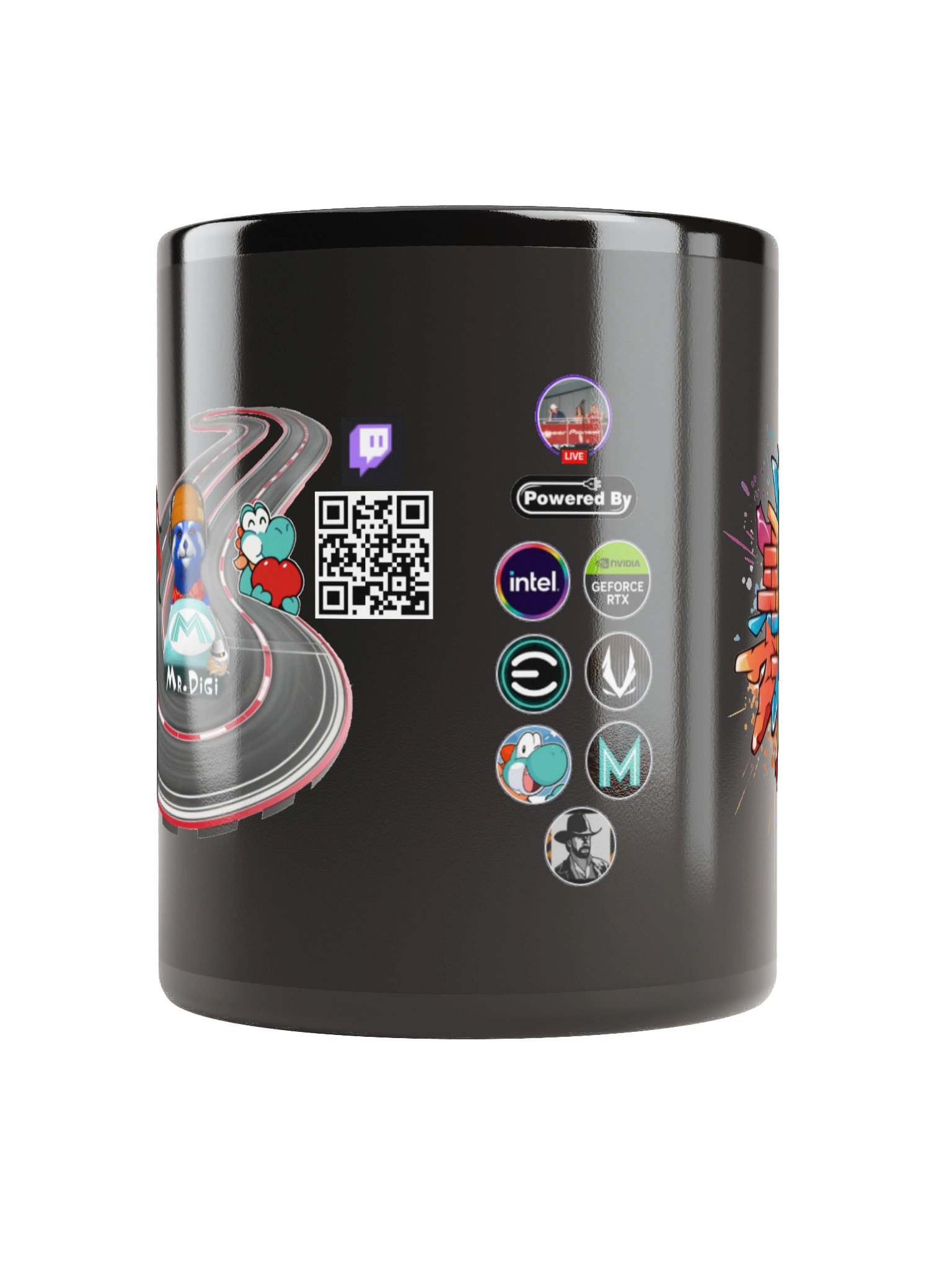 Mr. Digi Black Mug product image (10)