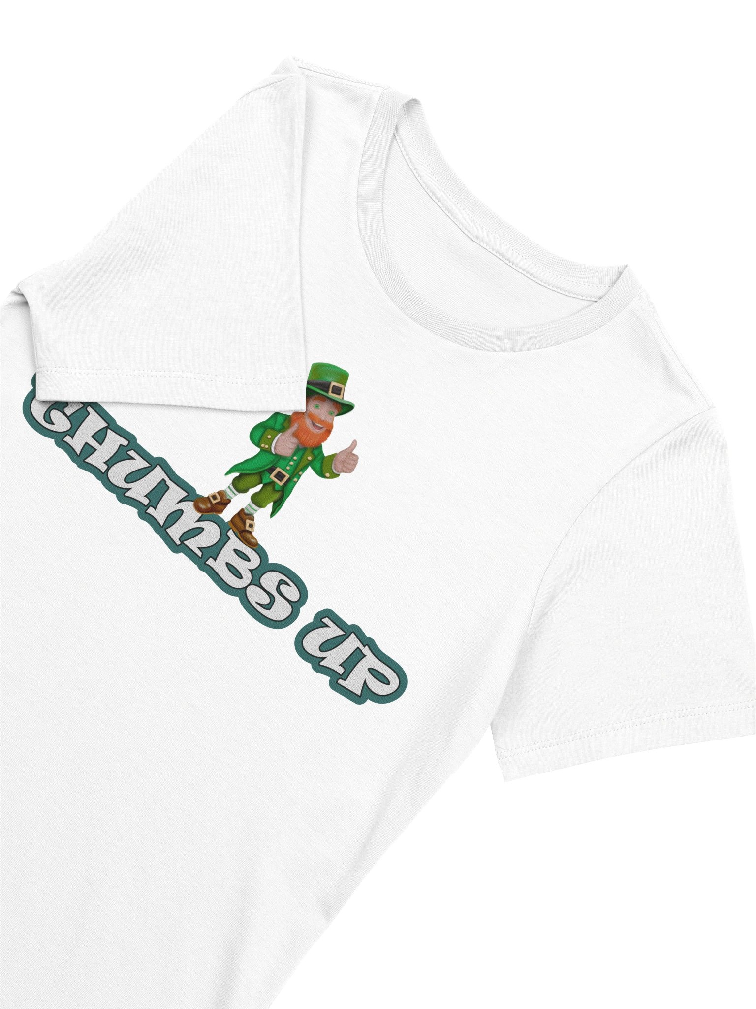 Leprechaun "THUMBS UP" T-Shirt. Women's Bella+Canvas Supersoft Relaxed-fit T-Shirt product image (3)