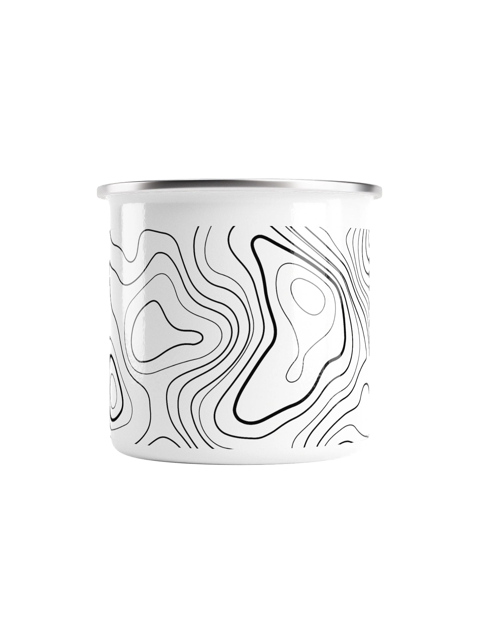 High ground logo enamel mug product image (3)