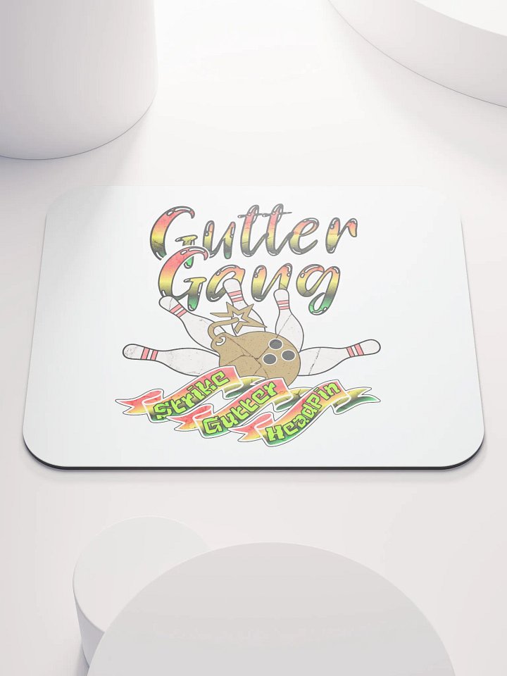 Gutter Gang Bowling Mouse Pad product image (2)