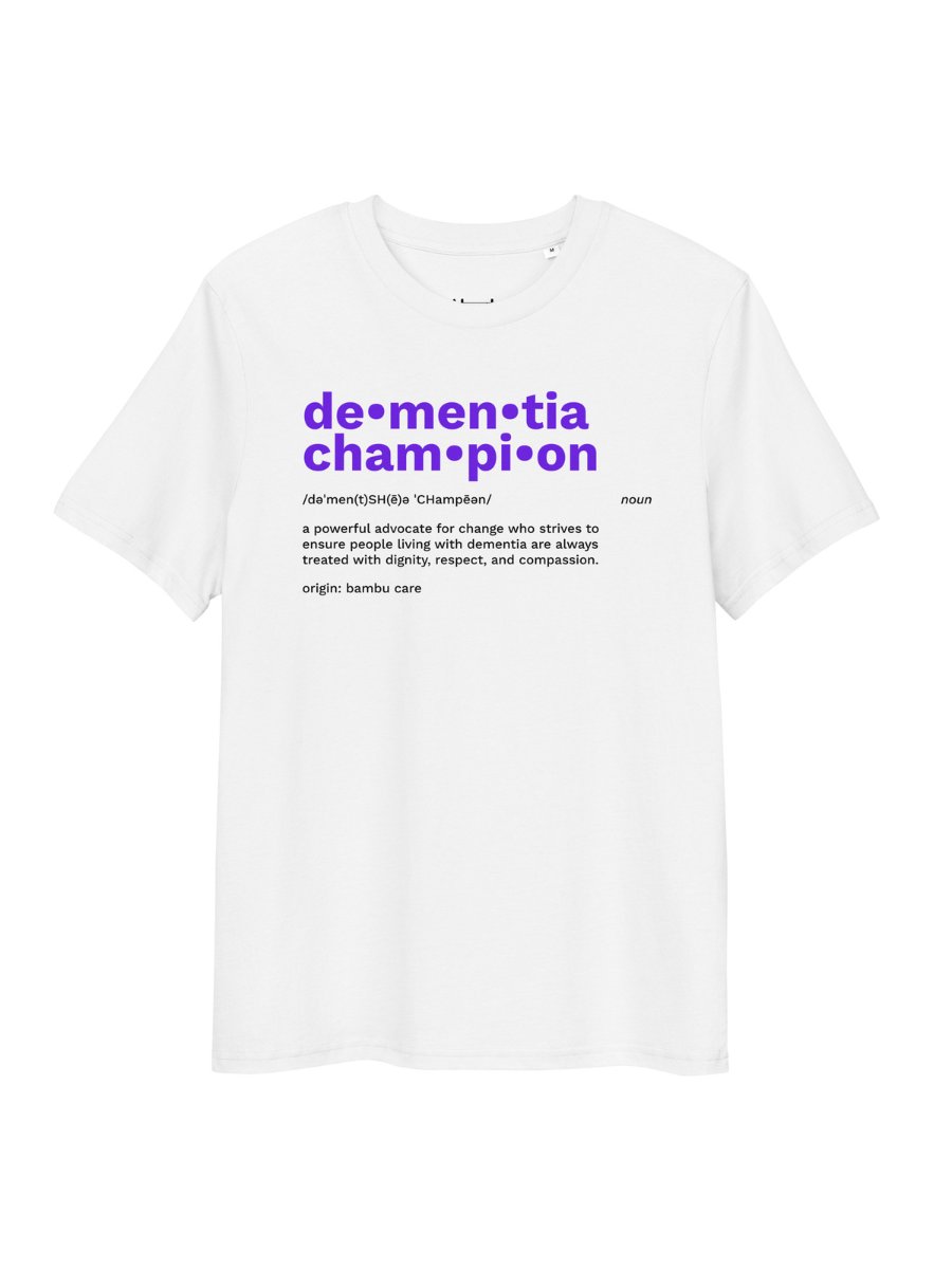 Dementia Champion T-Shirt - White product image (1)