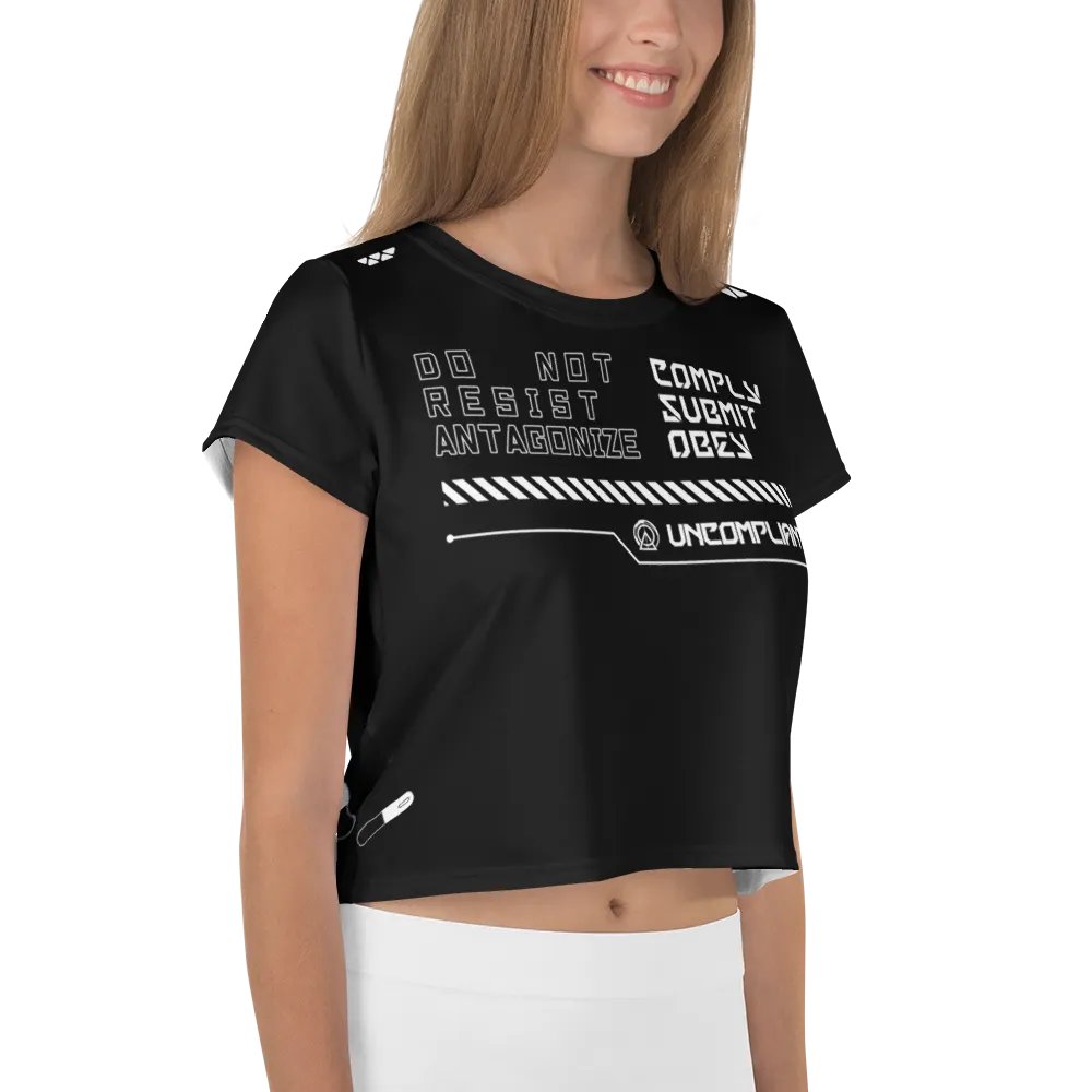 The Statement Crop Top - Black product image (4)