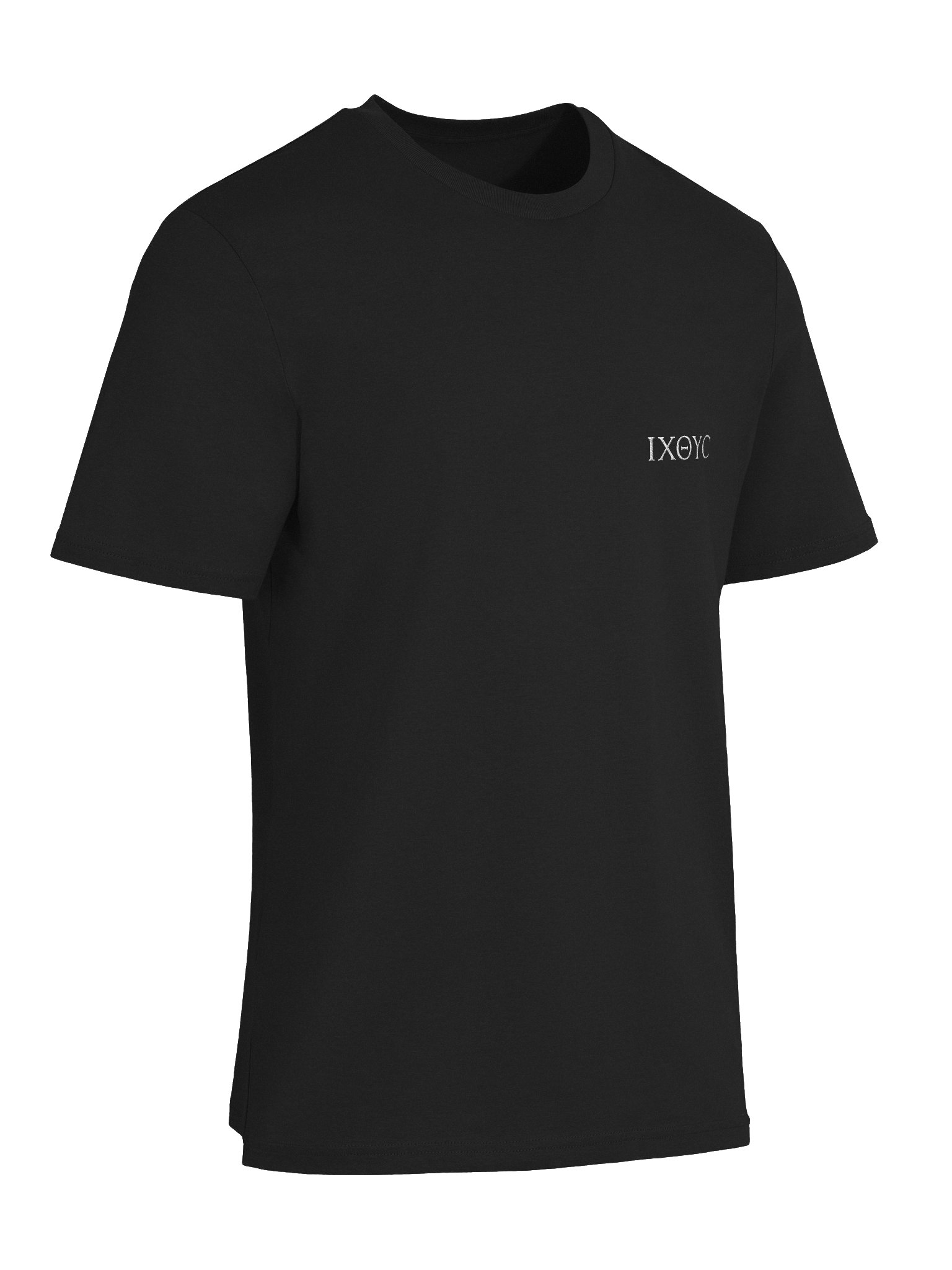 Acrostic Black Tee Embroidered product image (6)
