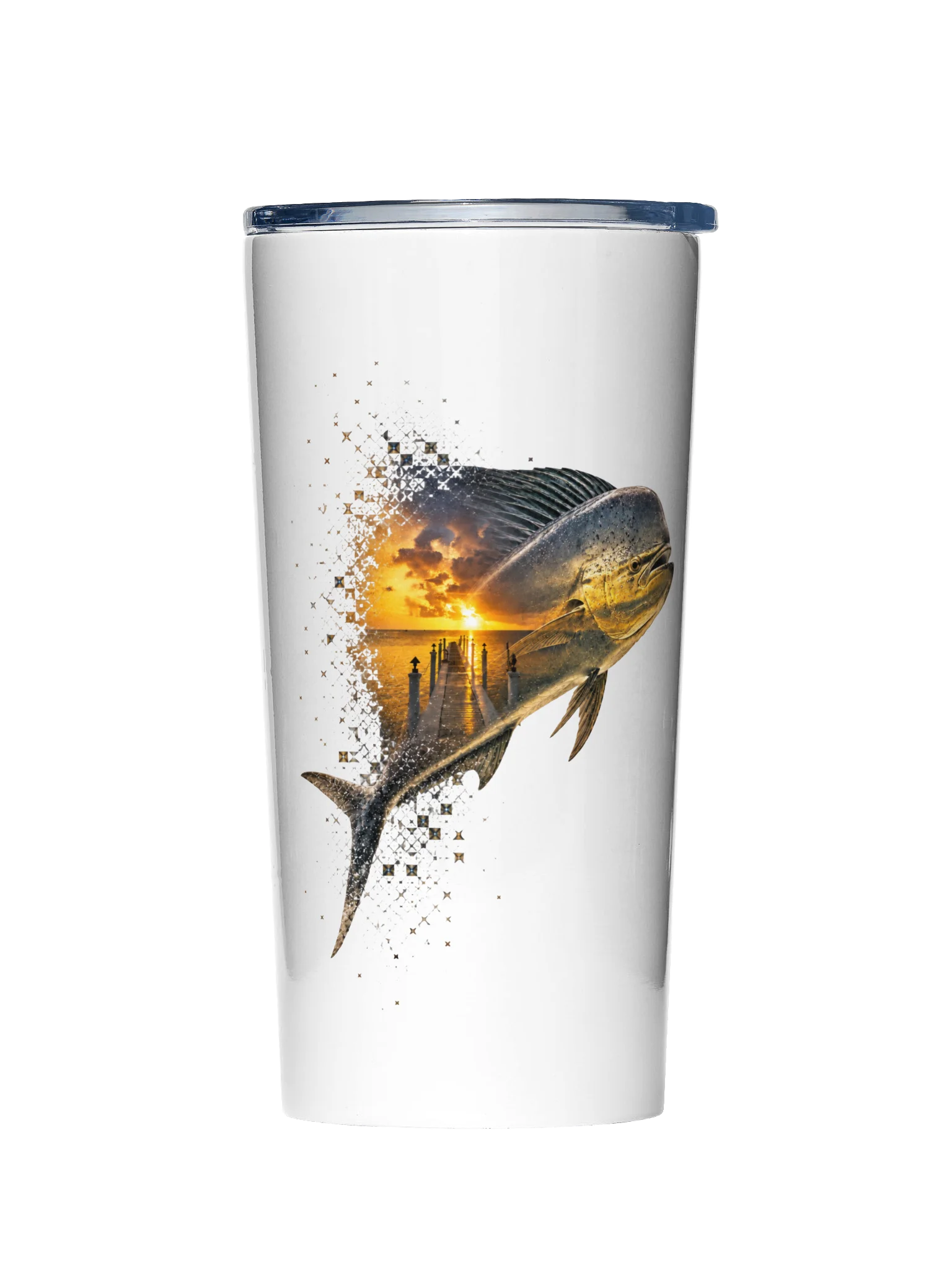 Mahi 20oz Stainless Steel Tumbler - Keys Collection: Dock Edition product image (1)