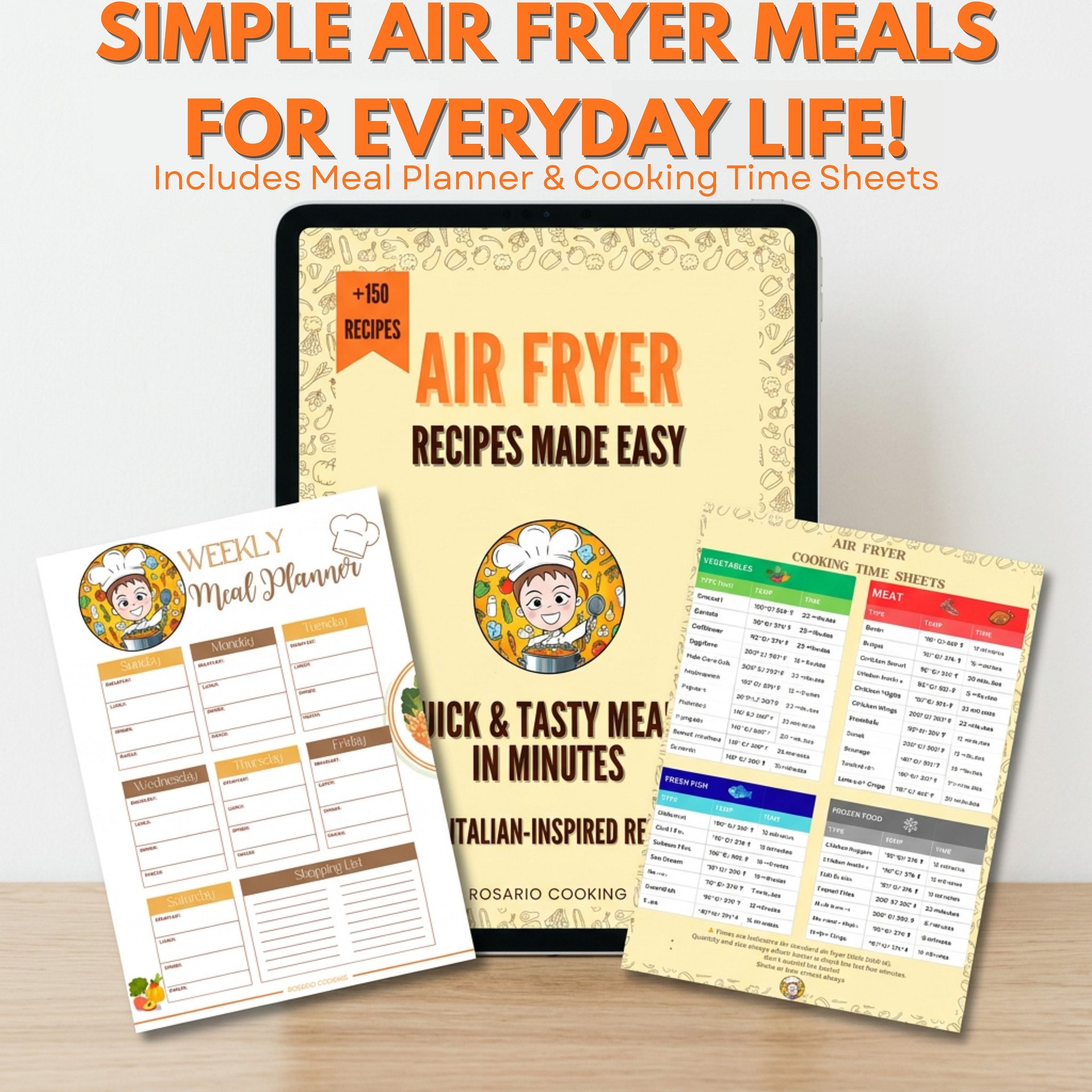 Rosario's Simple Air Fryer Cooking Guide (DIGITAL) product image (1)
