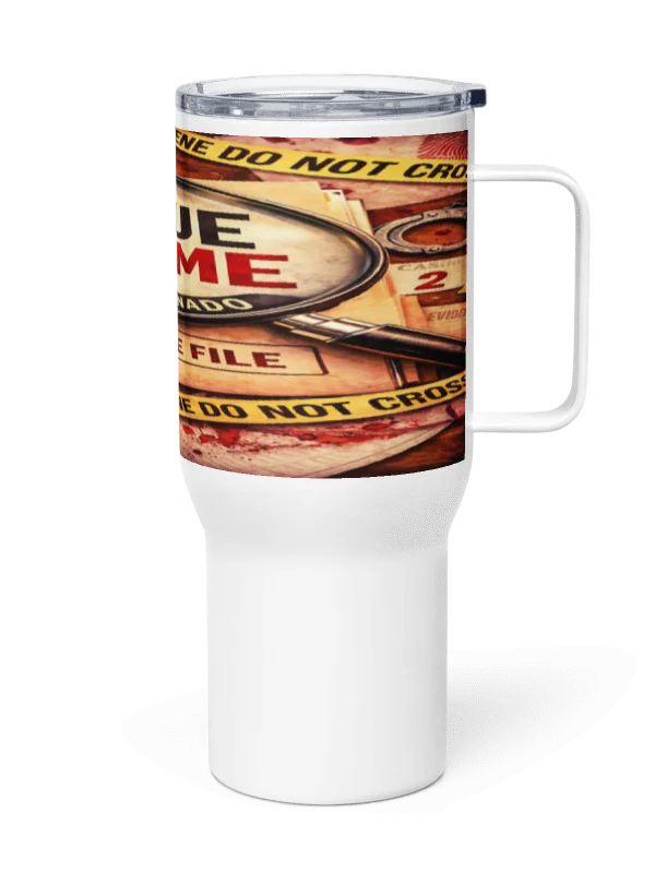 True Crime Aficionado Travel Mug product image (1)