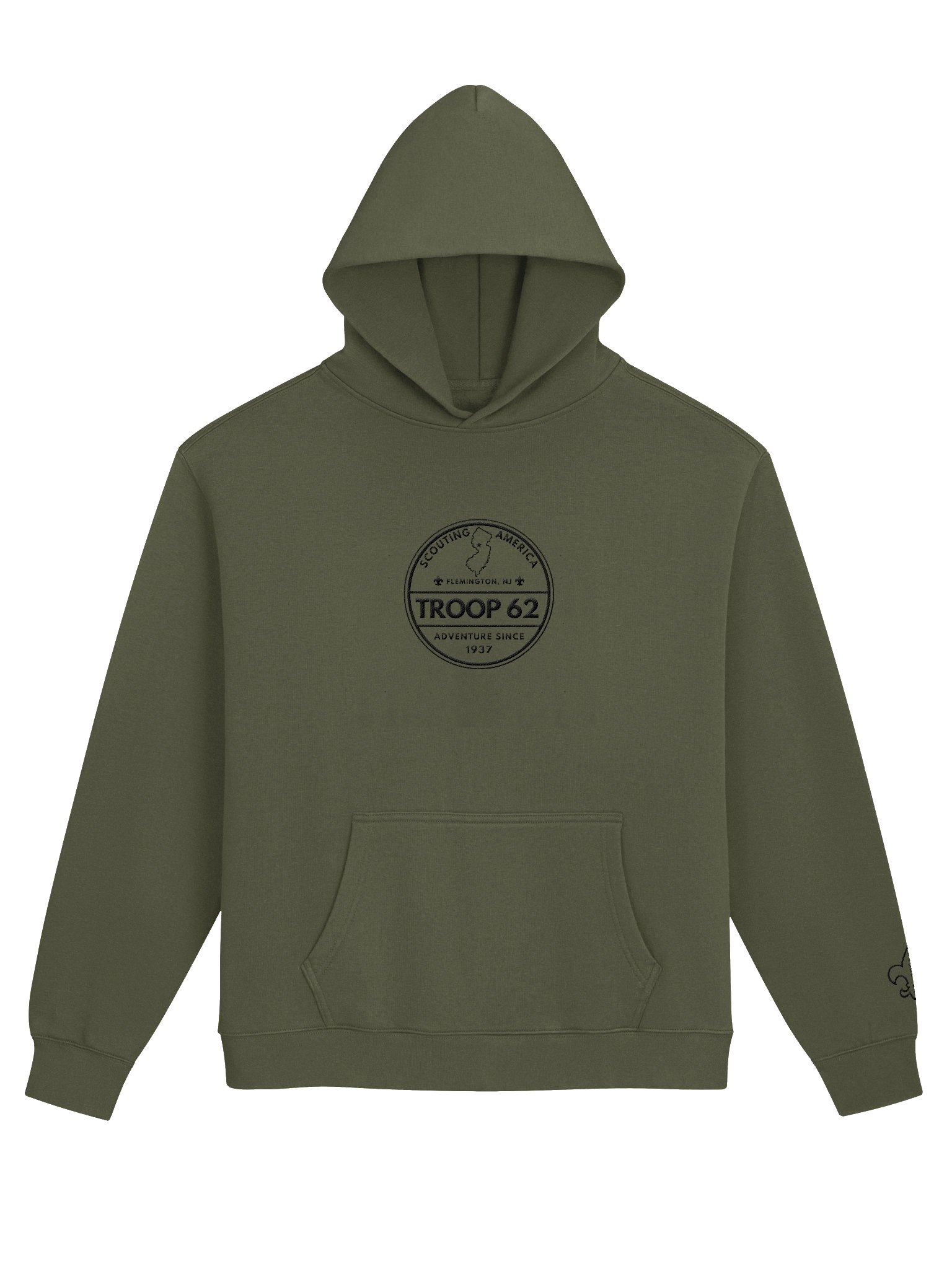 Troop 62 Embroidered Hoodie product image (1)