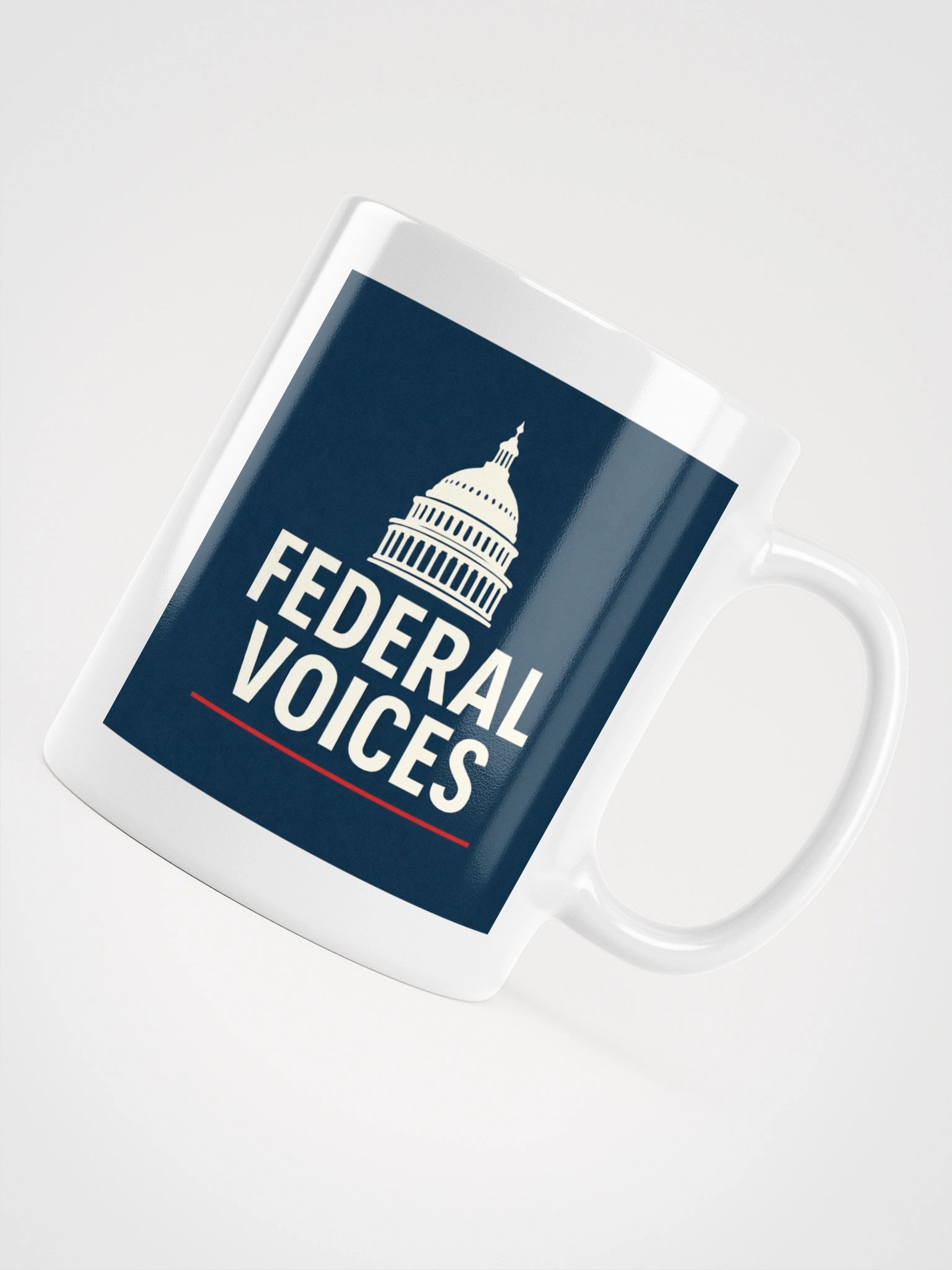 Federal Voices Classic Logo Mug — 11 oz product image (6)