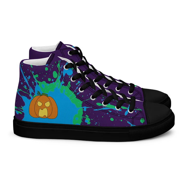 Patch Punk! Women's High Top Canvas Shoes product image (2)