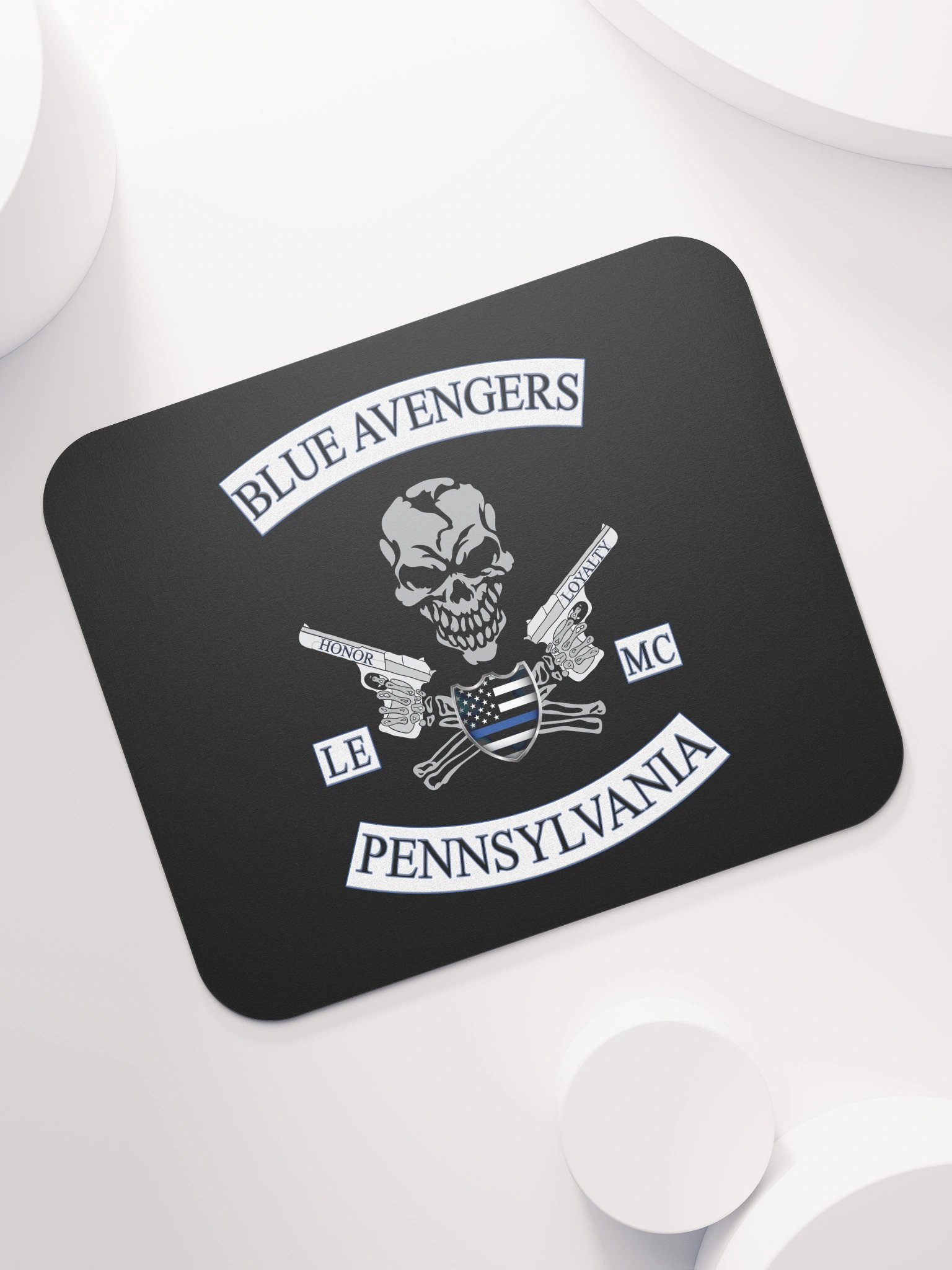 Blue Avengers MC Logo Mouse Pad product image (3)