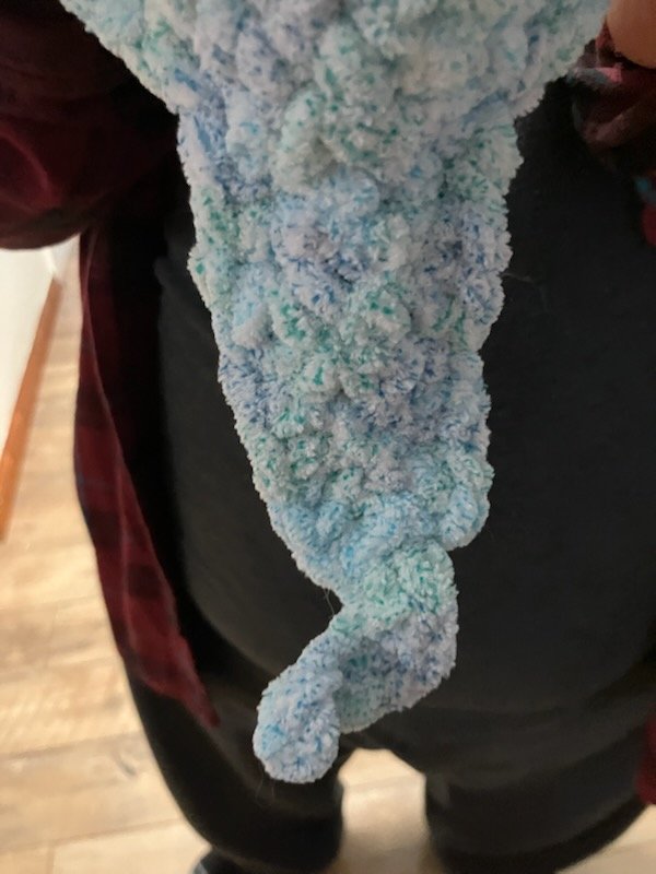 Arctic Mist- Plush Crochet Stingray, Nap-Time Pillow & Toy product image (4)