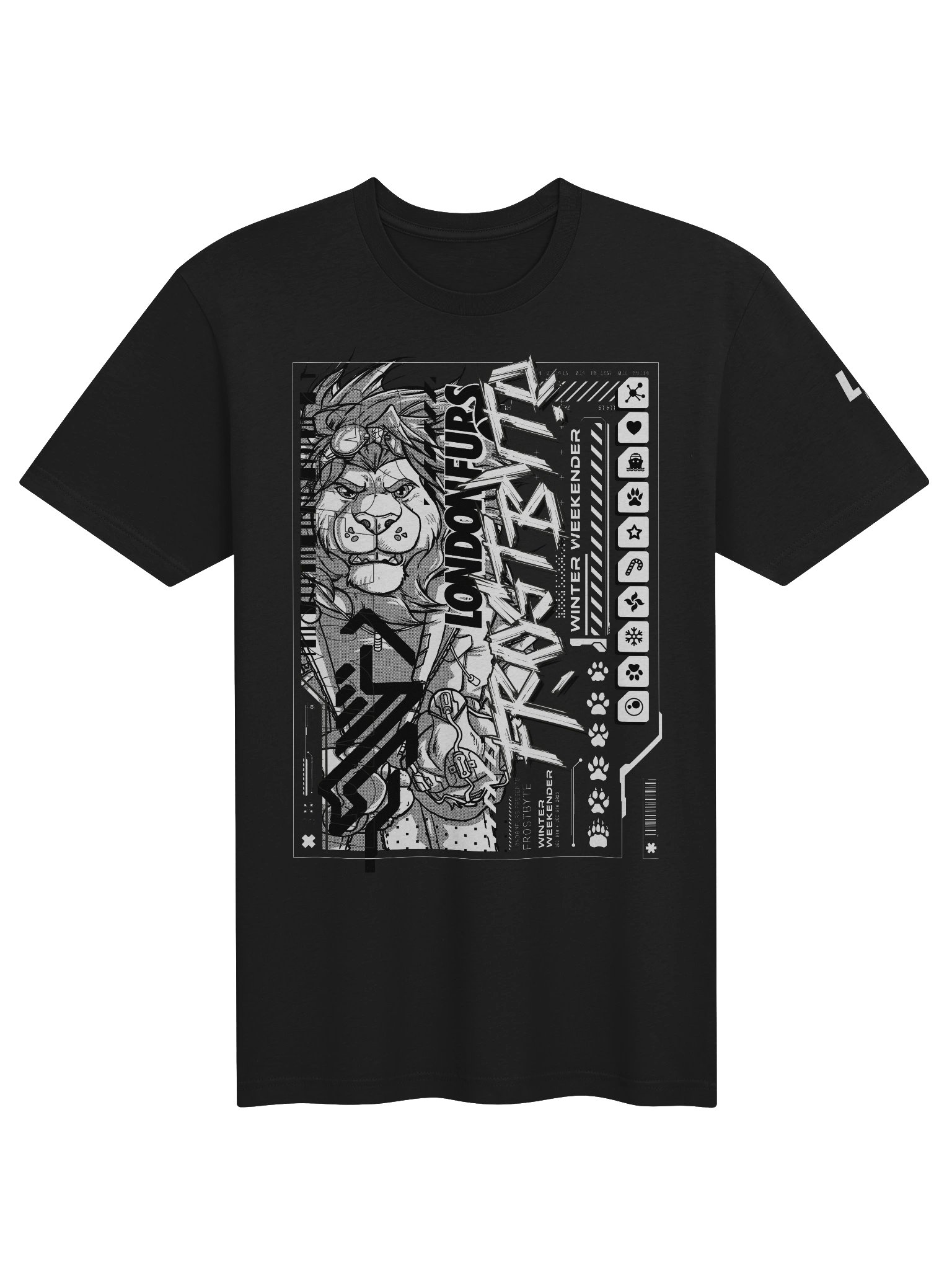 LondonFurs Winter Weekender '23 - Frostbyte white - T-shirt product image (1)