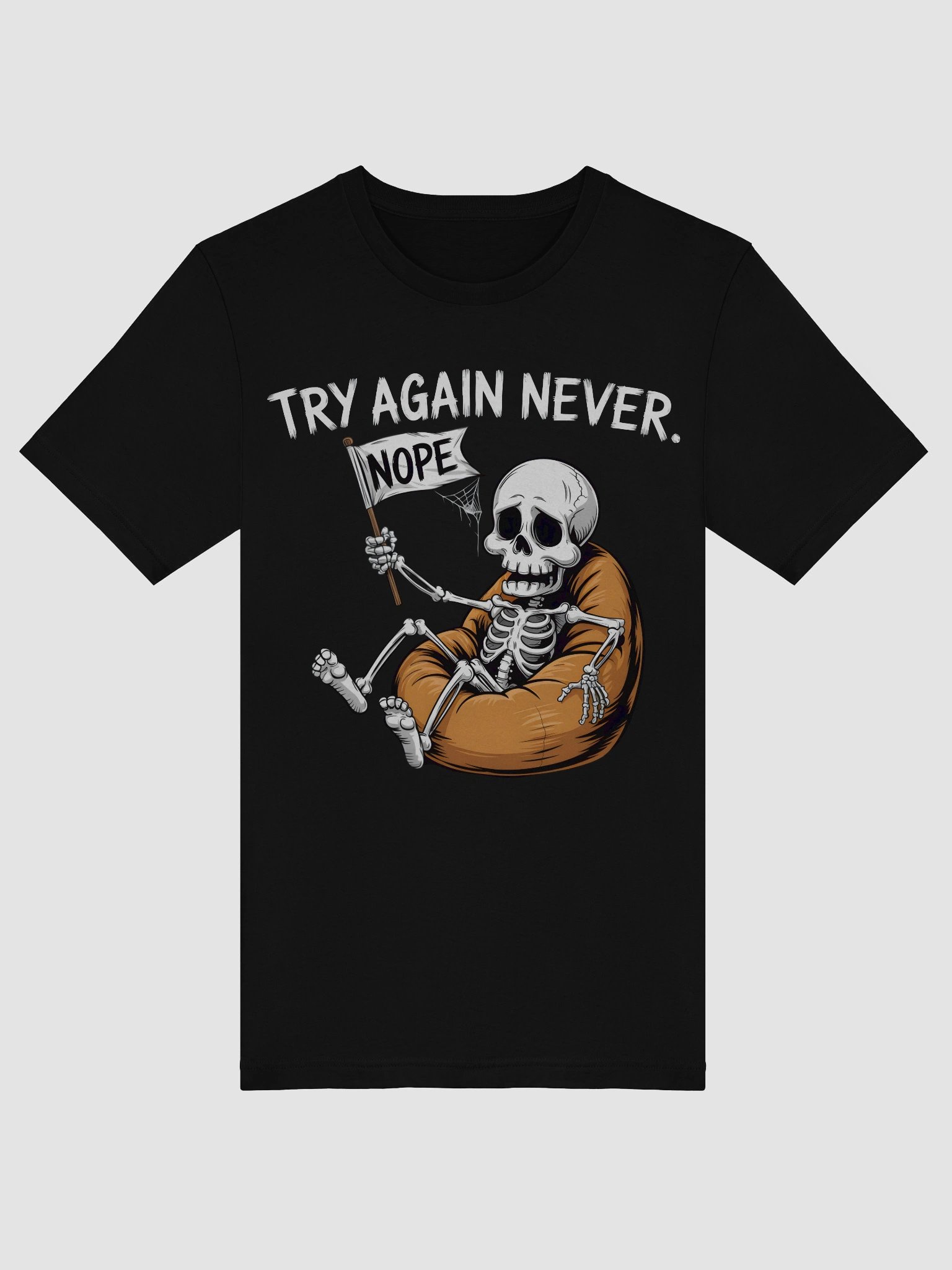 Sassy Skeleton Nope T-Shirt product image (5)