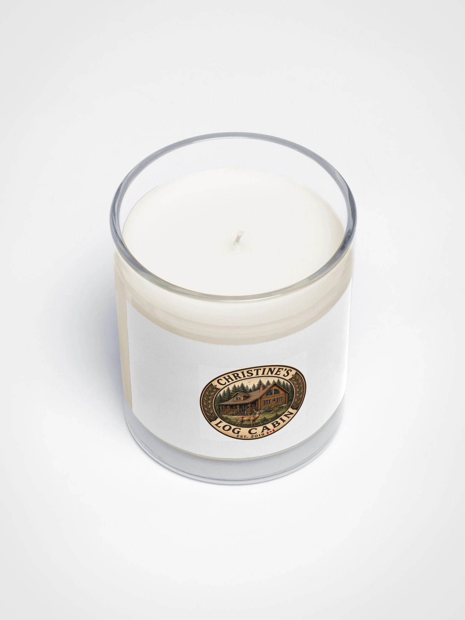 Christine's Log Cabin Soy Wax Candle | Cozy Woods product image (3)